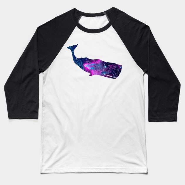 Space Whale Baseball T-Shirt by  The best hard hat stickers 